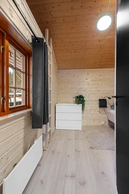 Nyoppusset hytte, soverom