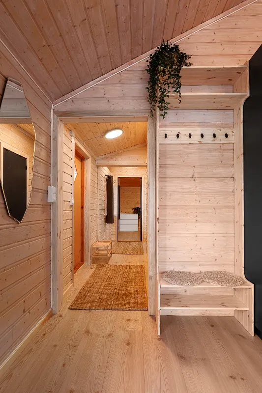 Nyoppusset gang i hytte